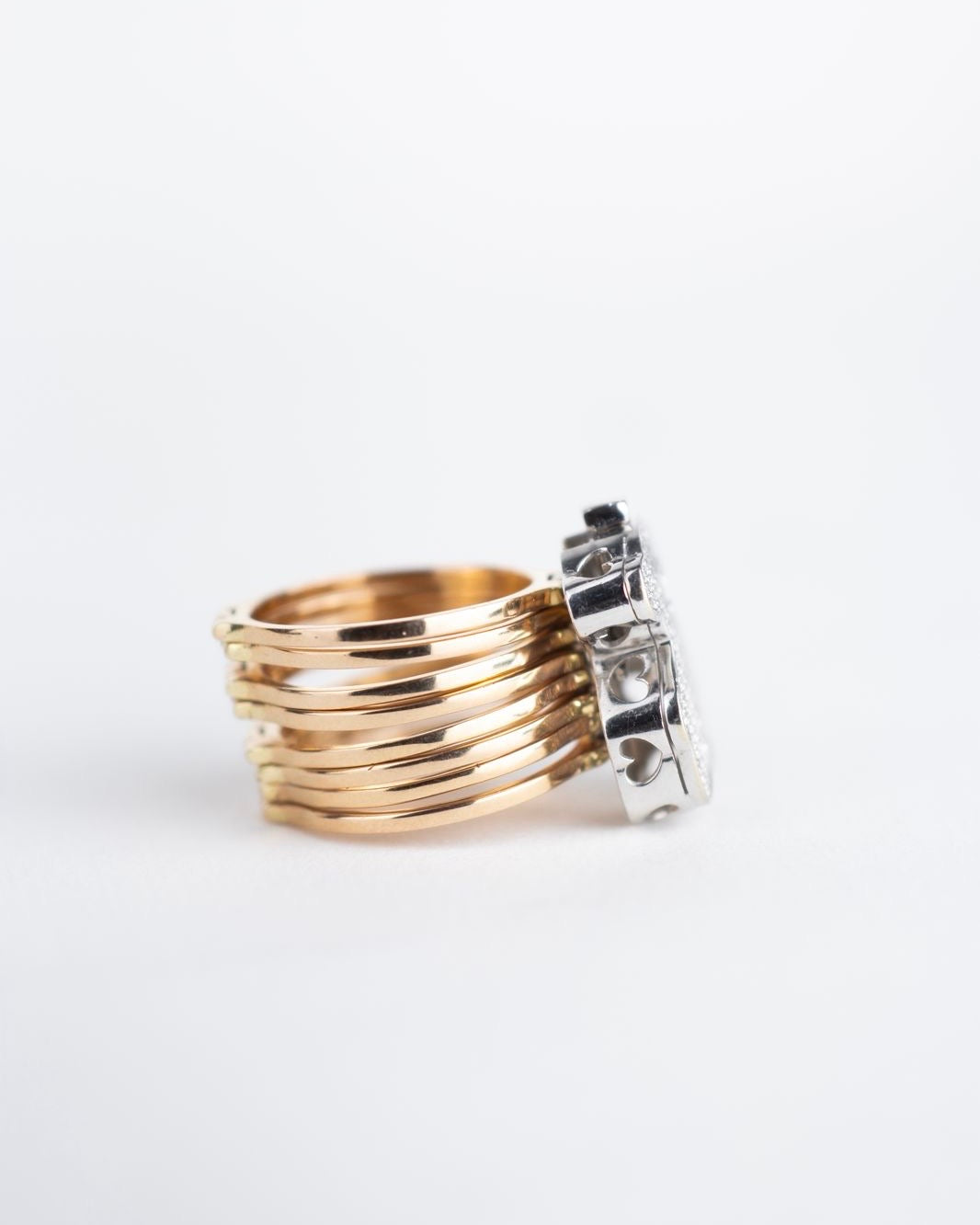 Anillo & pulsera Tous / TALLA 7 / Circones Suizos / Oro Rosa & Oro Blanco 18 K