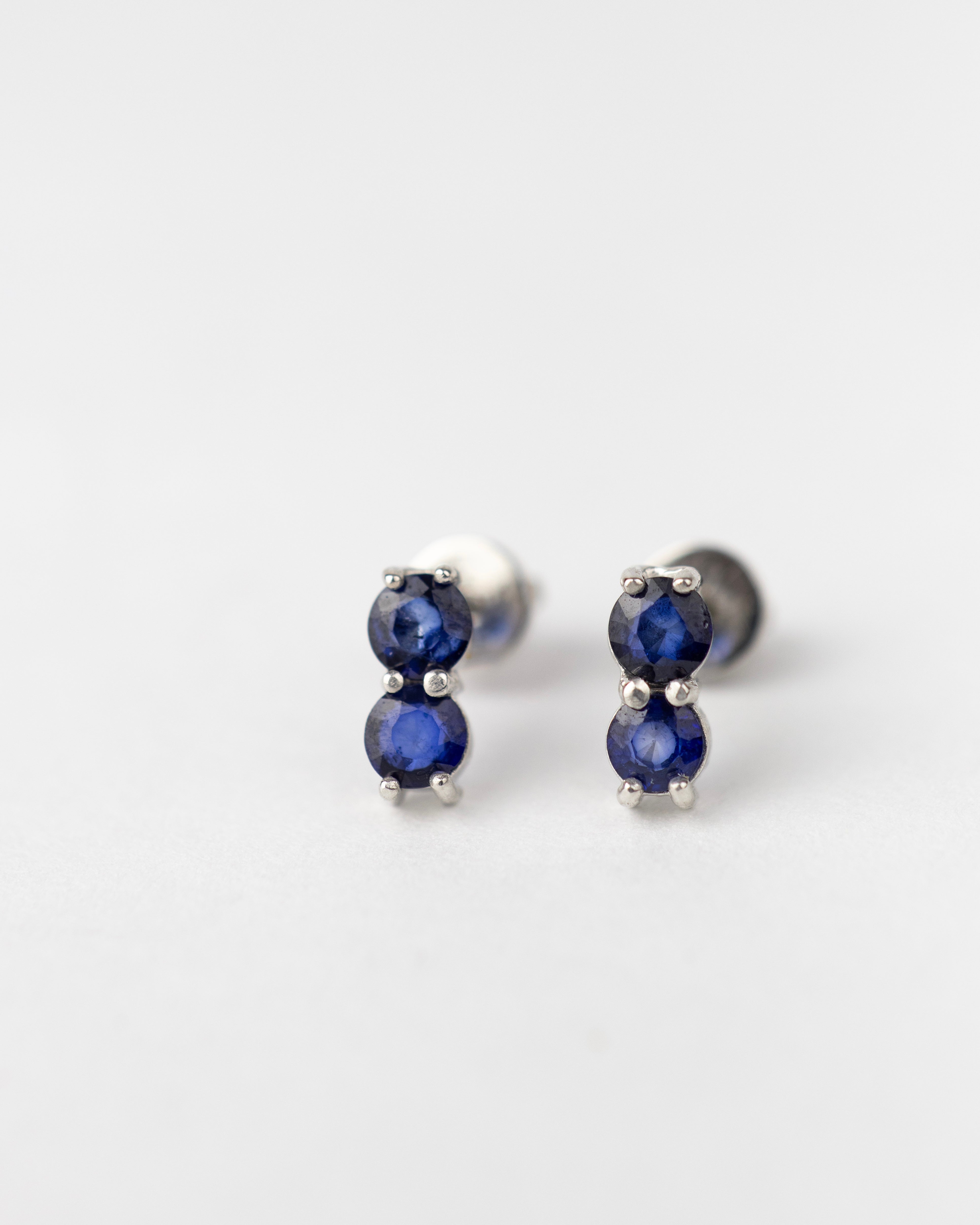 Topos de espinel / 4 Espineles / Oro Blanco 18 K