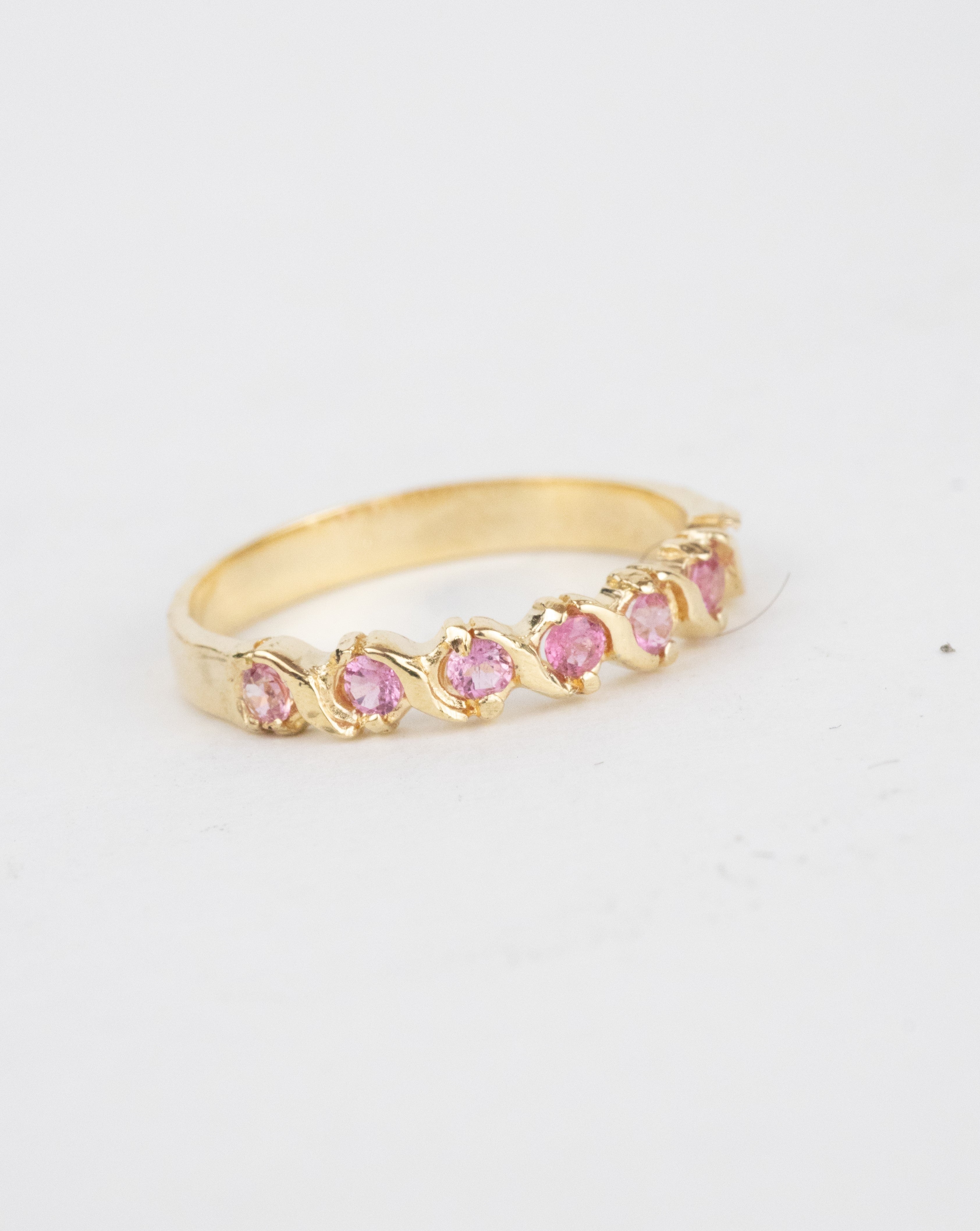 Anillo de turmalinas / TALLA 6 / 6 Turmalinas / Oro 18 K